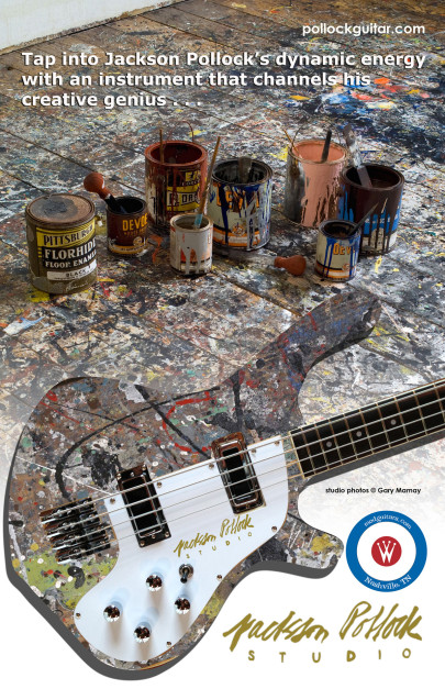 Pollock Studio Bass poster