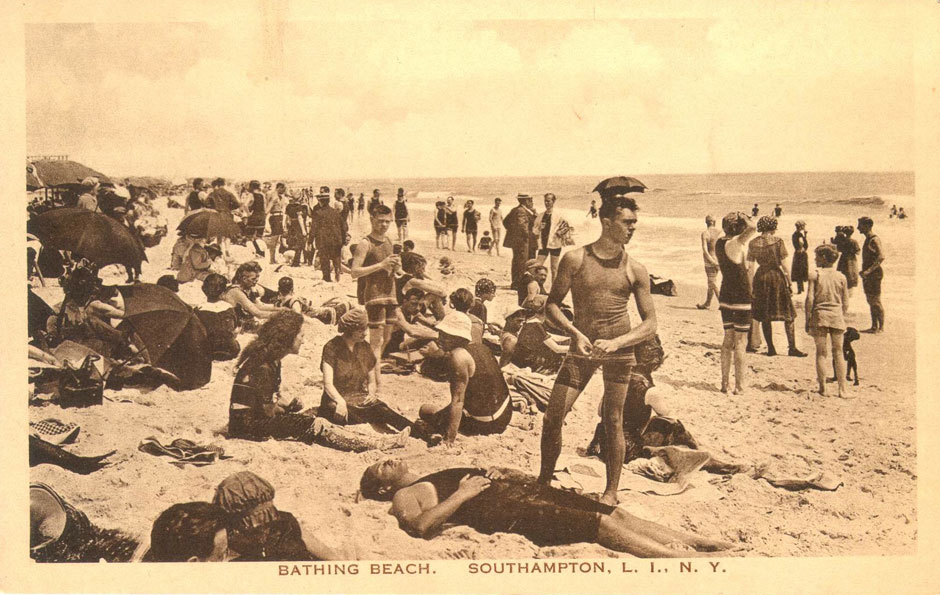 Southampton-card-688--beach-scene
