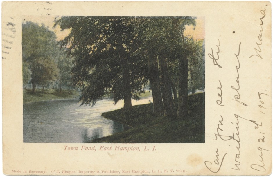 Post Card - Town Pond, East 4891