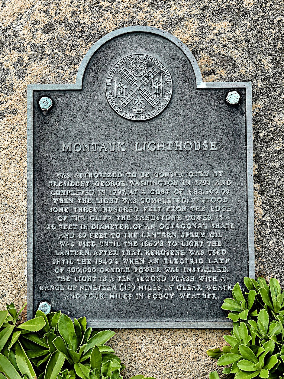 Montauk Lighthouse Plaque 11231
