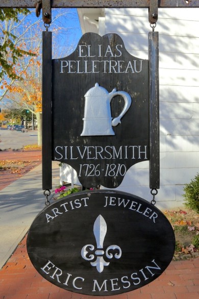 Pelletreau Silver Shop Sign 7476