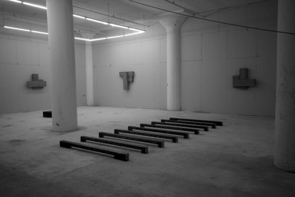  Richard Nonas at Fergus McCaffrey, 2014, installation view